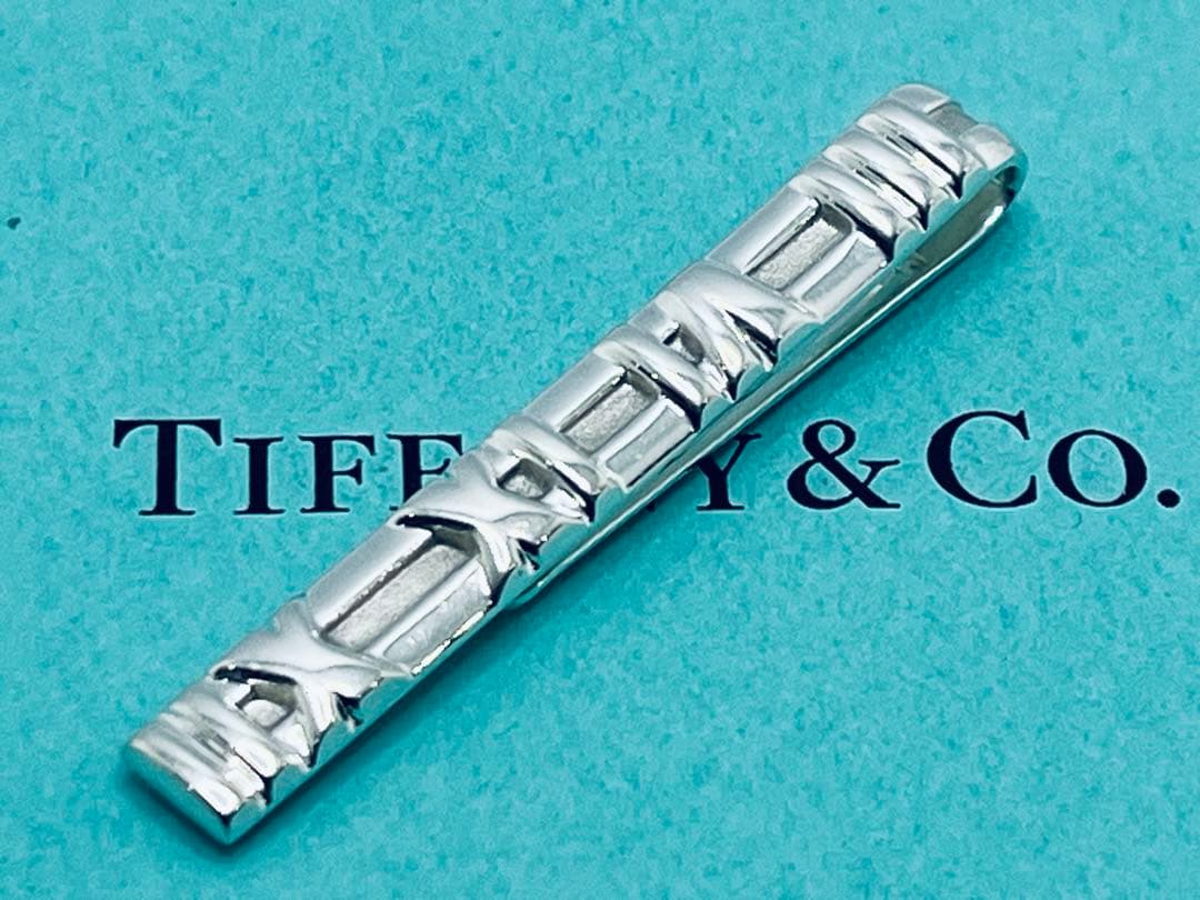 h678 美品　ティファニー　アトラス　1995 ネクタイピン　シルバー　925