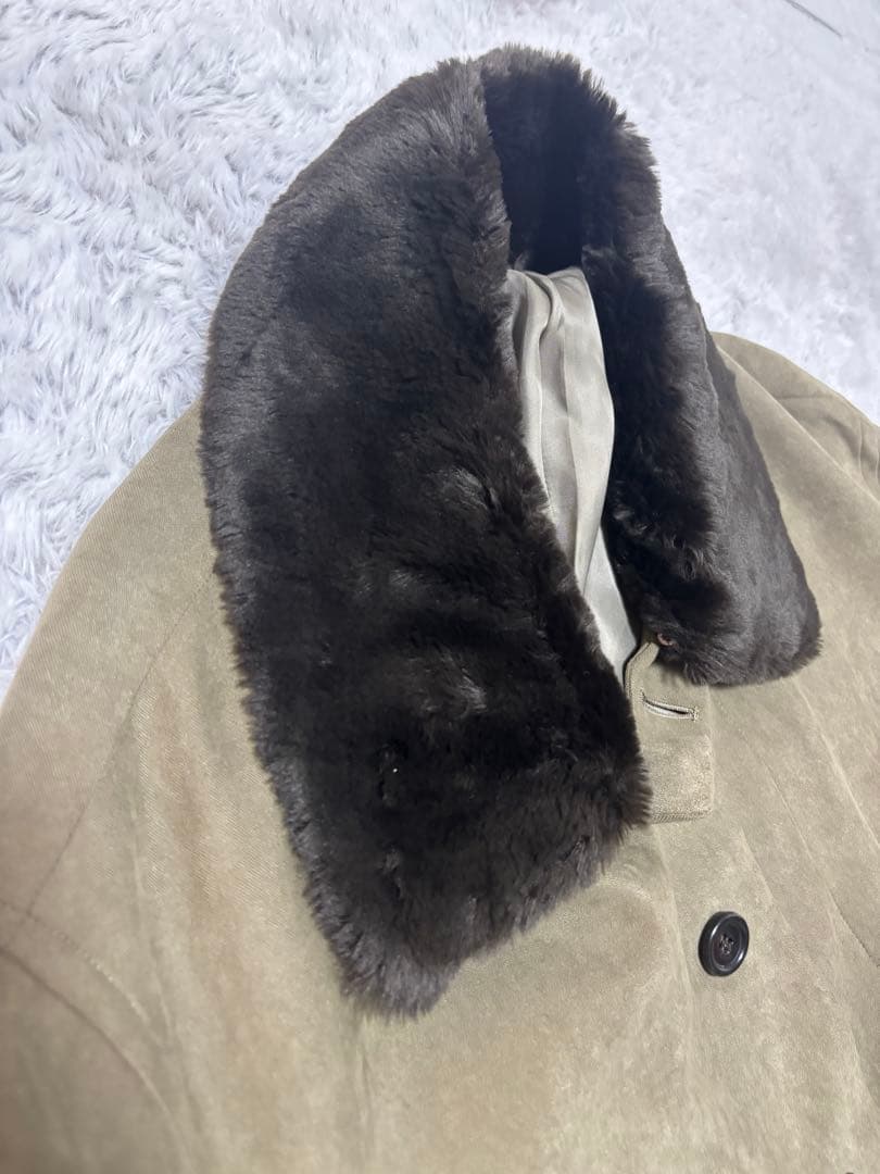 Christian Dior スエードコート オリーブグリーン