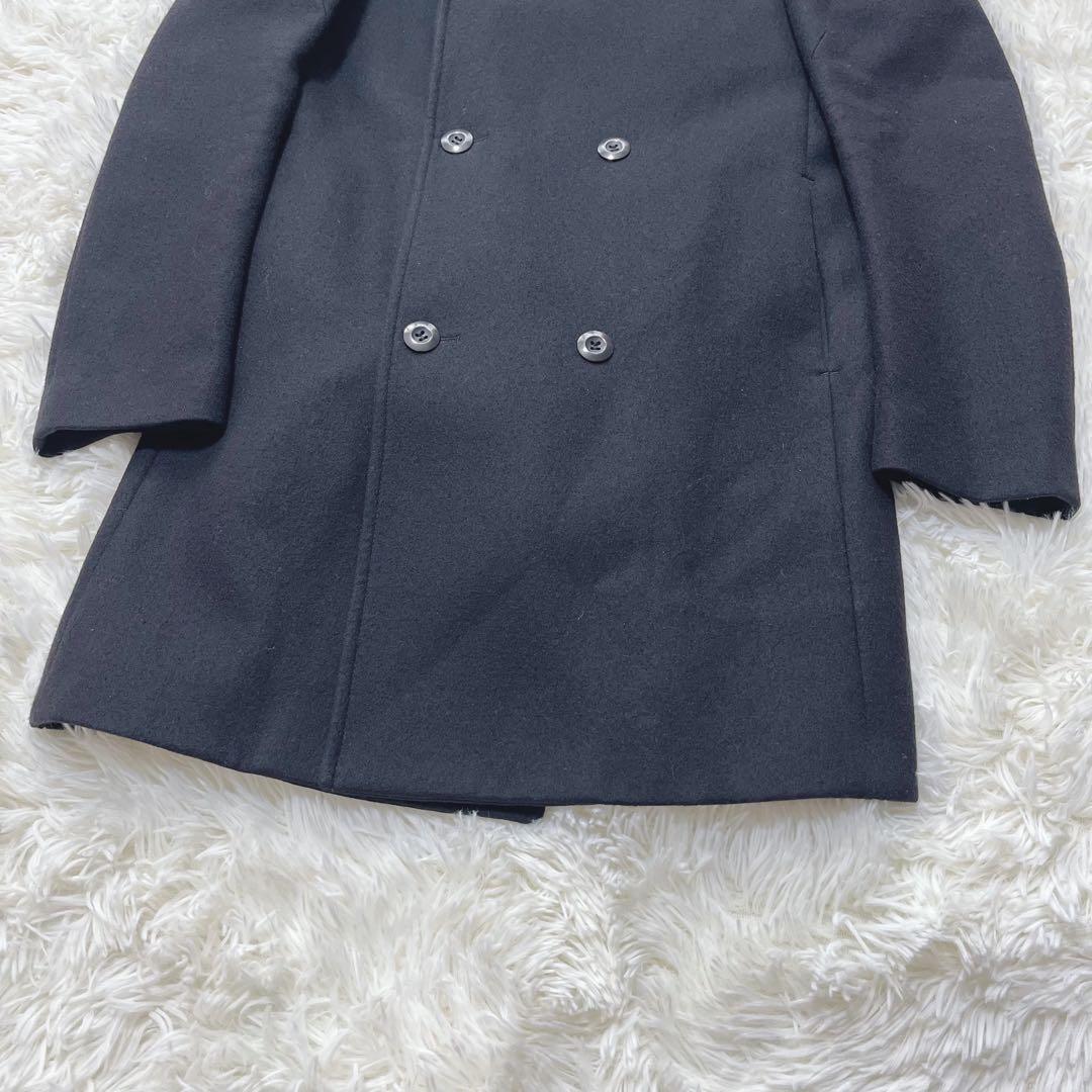 アタッチメント ダブルサージオフスケールメルトン ロングPコート サイズ3