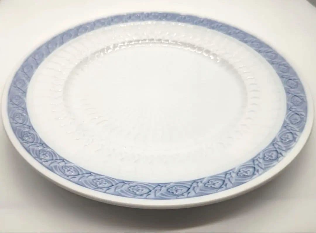 未使用品 極美品 ロイヤルコペンハーゲン ブルーファン ラウンドプラター
