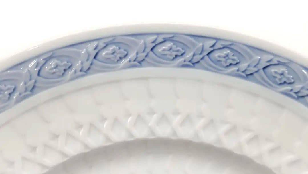 未使用品 極美品 ロイヤルコペンハーゲン ブルーファン ラウンドプラター