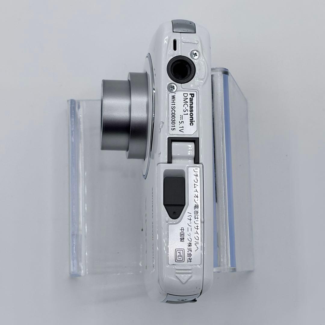 パナソニック LUMIX DMC-S1 ホワイト コンデジ 動作品