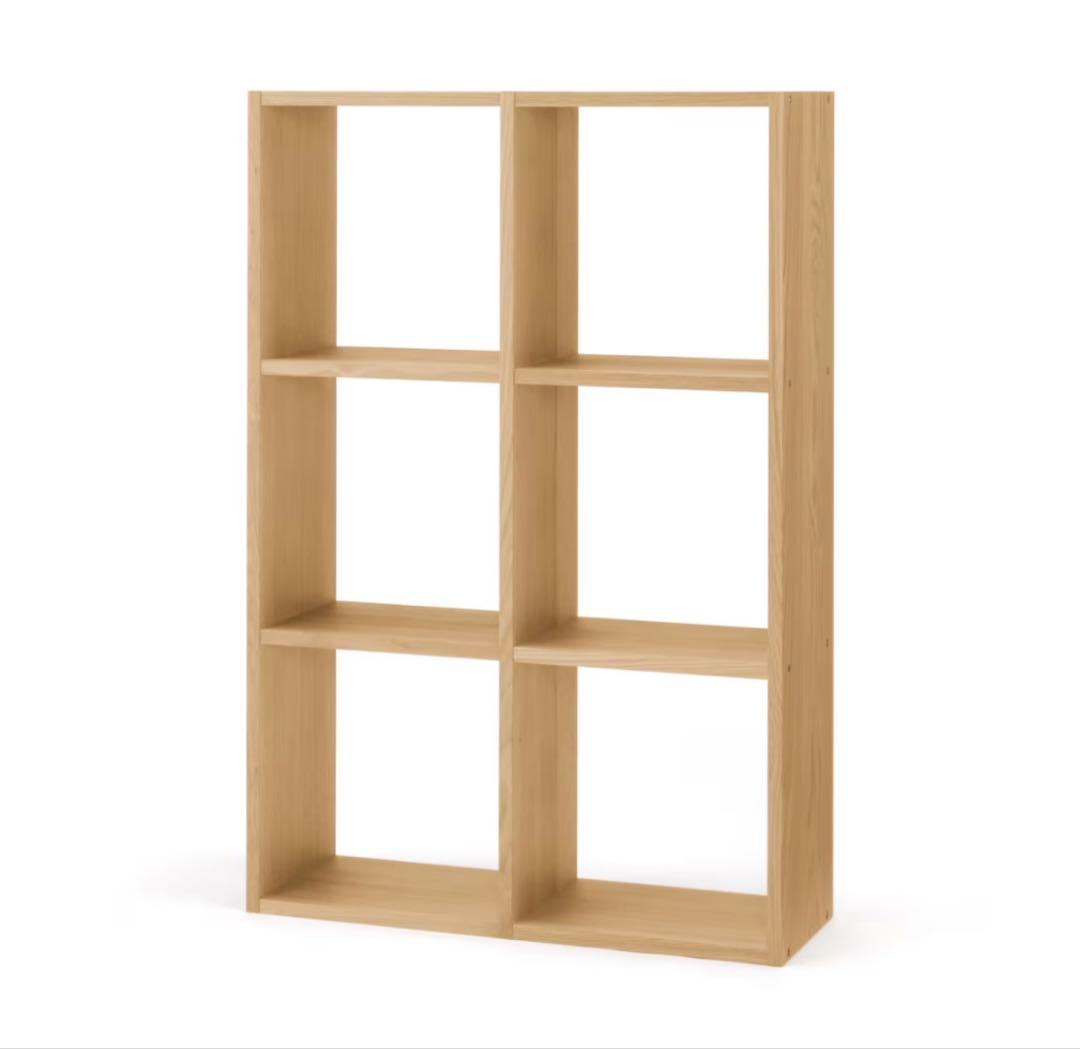 無印良品　スタッキングシェルフセット３段×２列