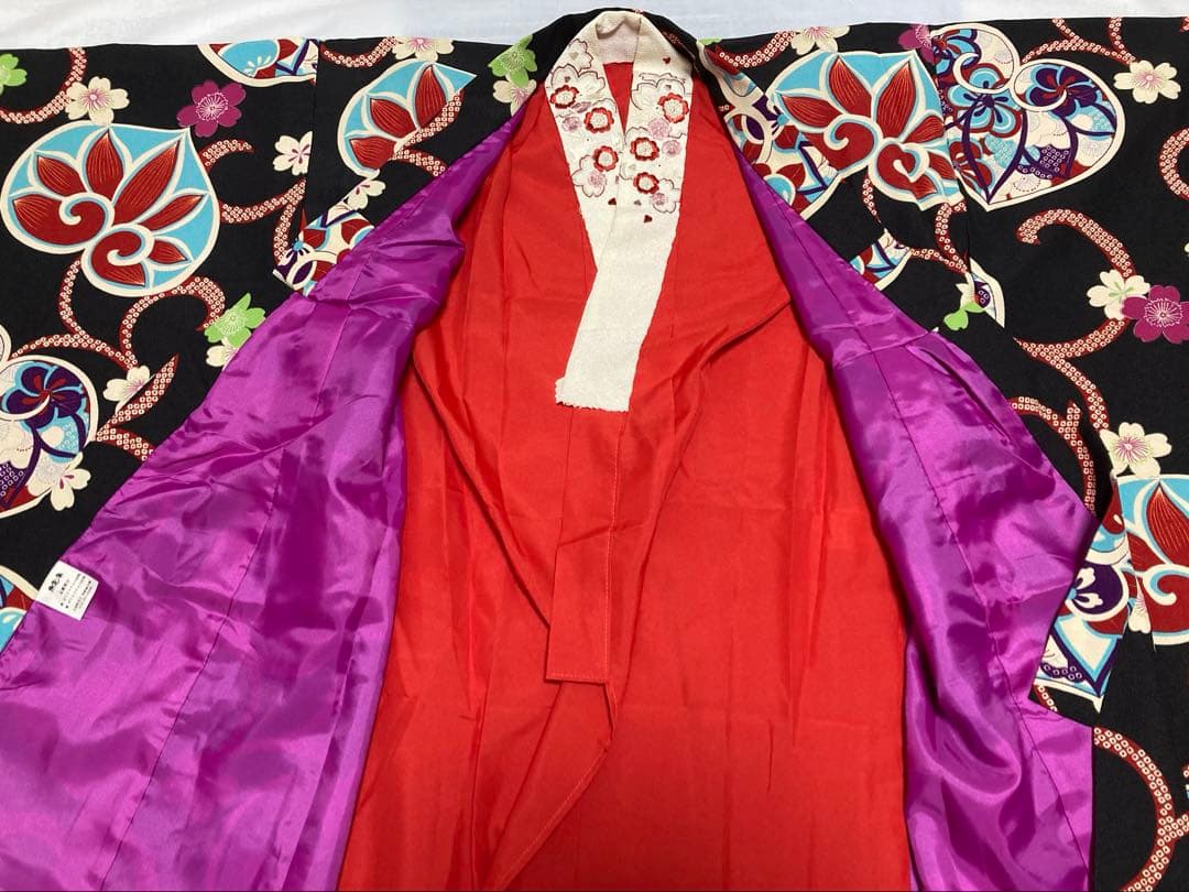 七五三 撫松庵7歳　5歳四身着物・長襦袢２点セット　女の子