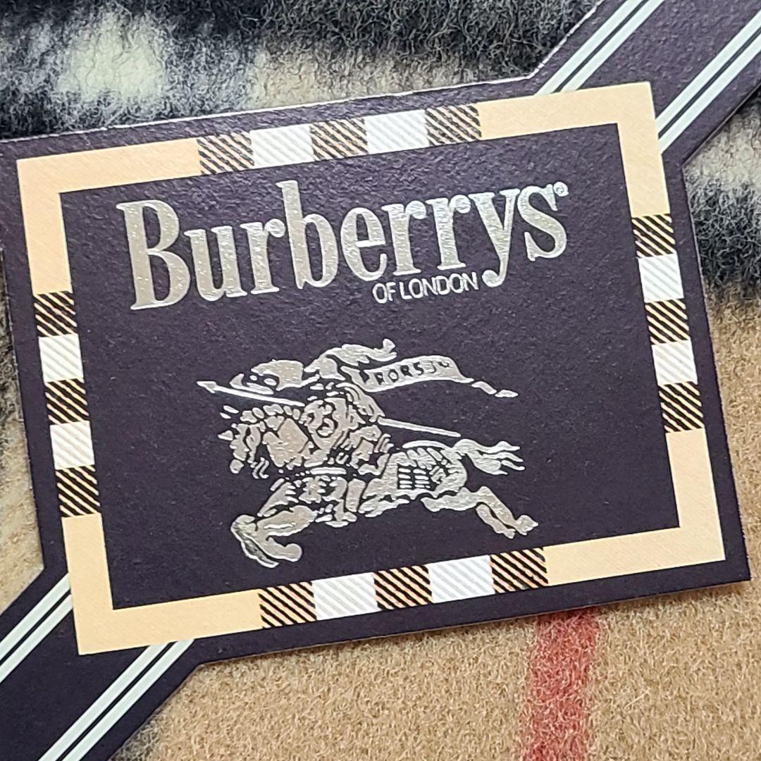 【新品未使用】Burberry バーバリー 毛布 オールラム 西川産業