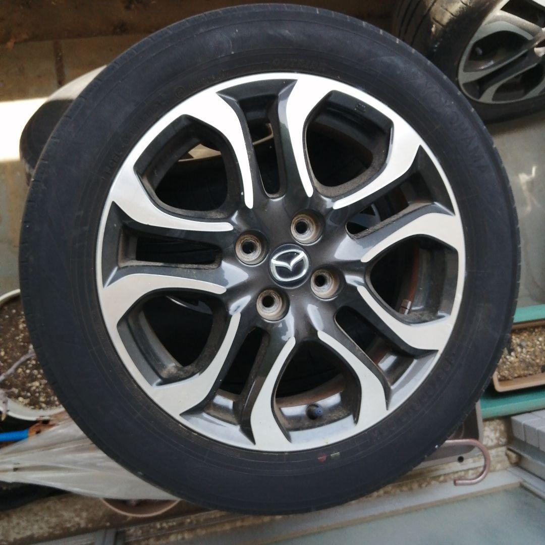 （4本セット）デミオ 16インチ 純正アルミホイール185-60-R16タイヤ用