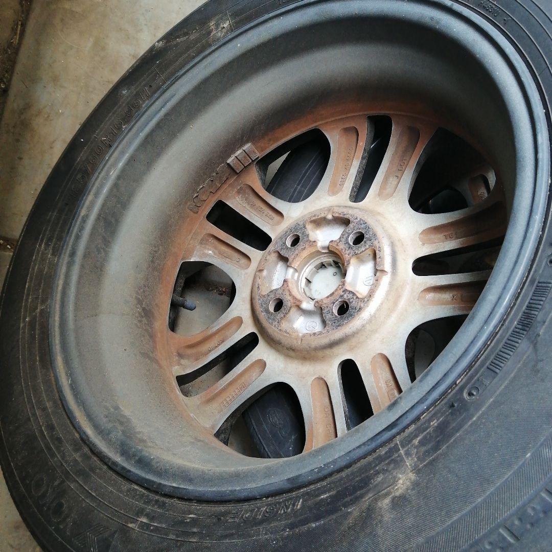 （4本セット）デミオ 16インチ 純正アルミホイール185-60-R16タイヤ用