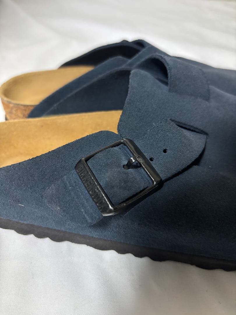 ビルケンシュトック ボストン スウェードレザー［ネイビー］41 26.5センチ