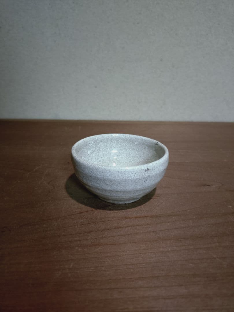 李朝 灰釉盃