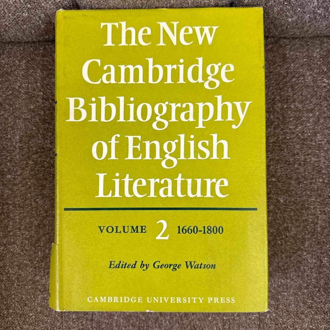 洋書 The New Cambridge Bibliography of Englis
