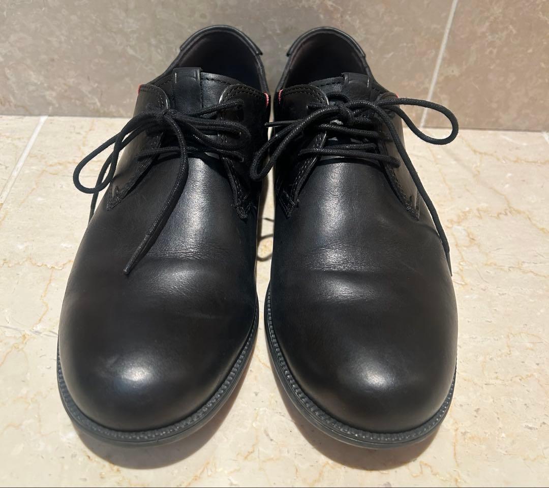 カンペール　ブラック　レザー レースアップシューズ　39ローファービジネス