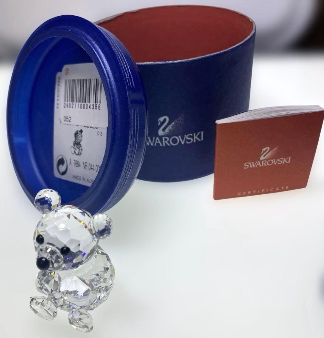 スワロフスキー　フィギュリン　オブジェ　インテリア　 クリスタル　くま　廃盤品