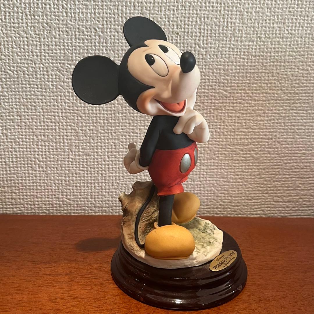 ジョゼッペアルマーニ　ミッキーマウス　ディズニー　陶器　人形　イタリア製　置物