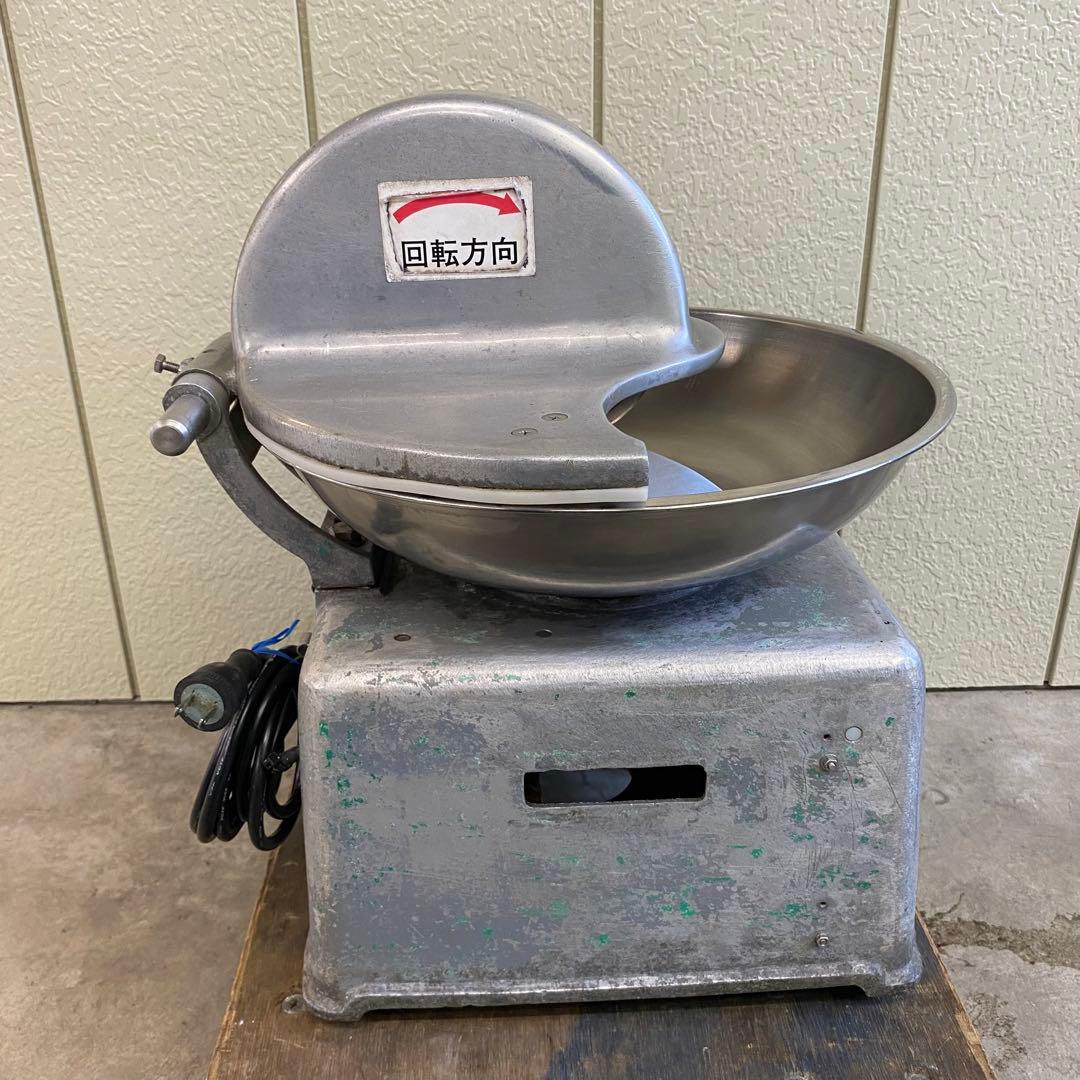 【中古】 フードカッター 皿式 花木製作所 皿直径40.5cm