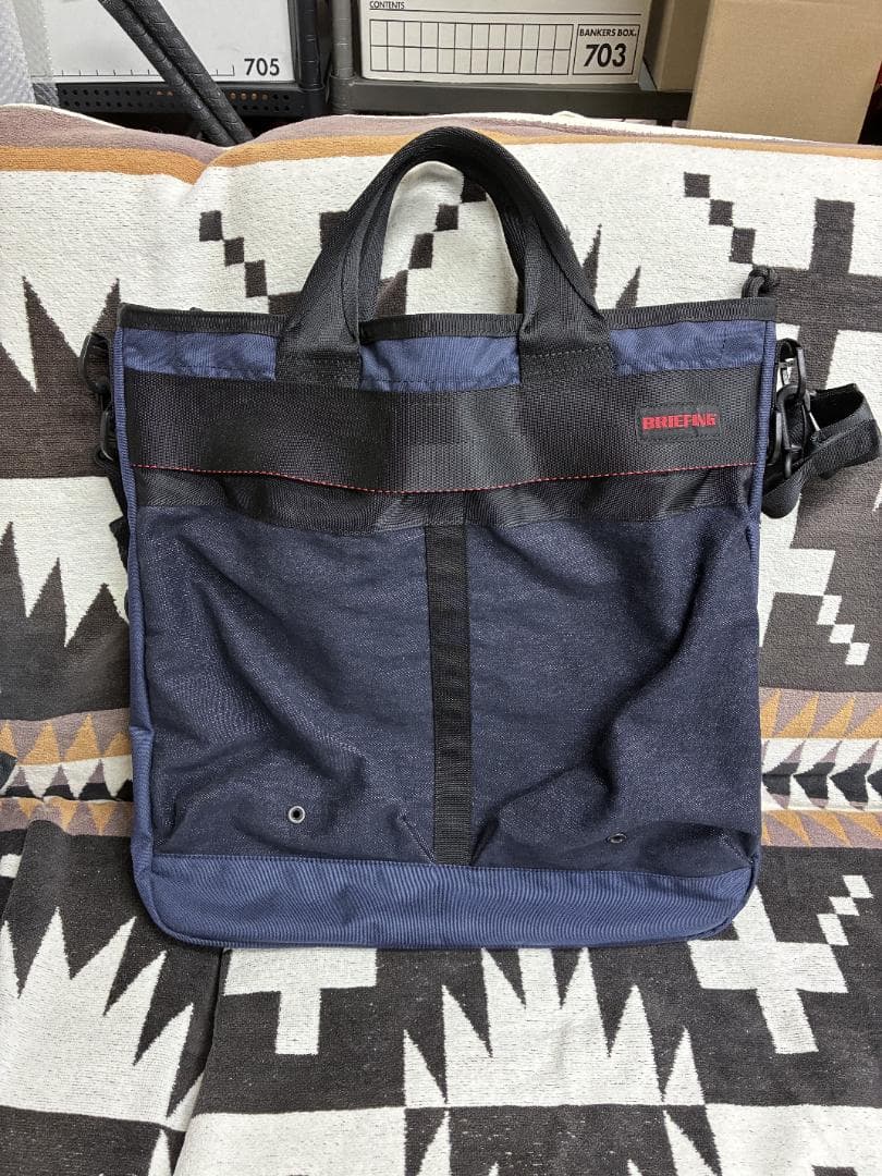 み*か様 BRIEFING ネイビー ヘルメットトート【岡山店OPEN記念限定】