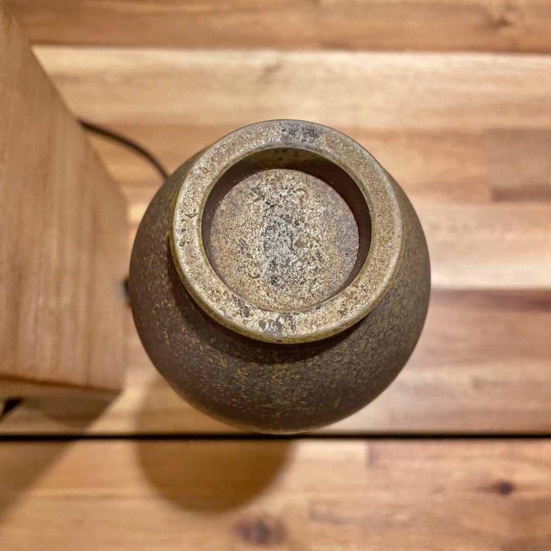 【美品】備前焼 木村陶峰 花入 花瓶