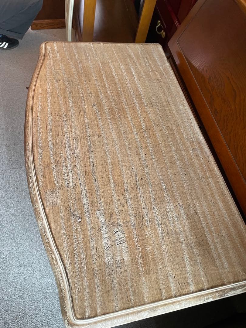 アンティーク調 猫脚コンソールテーブル＆スツール シャビーシック クラシック家具