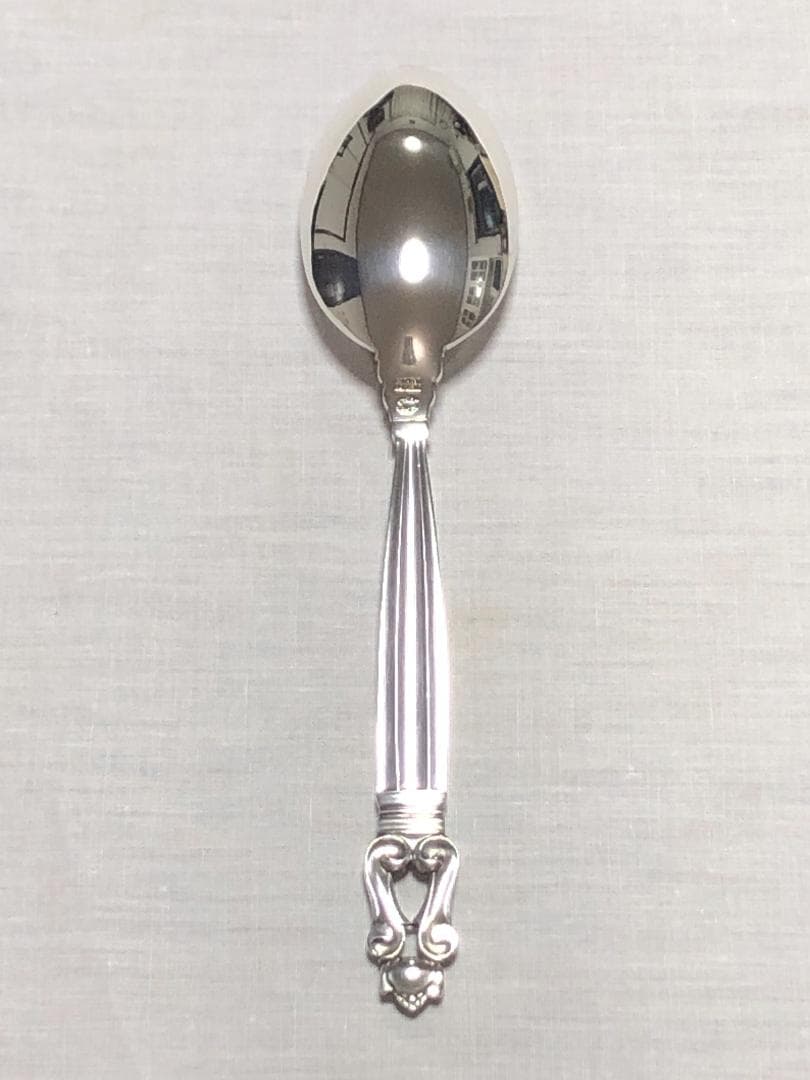 美品 ジョージジェンセン ACORN ディナースプーン STERLING ①