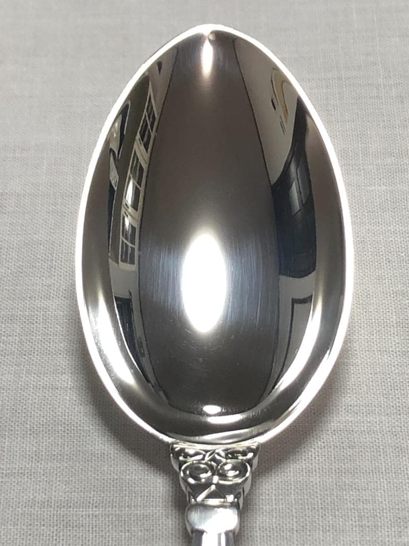 美品 ジョージジェンセン ACORN ディナースプーン STERLING ①