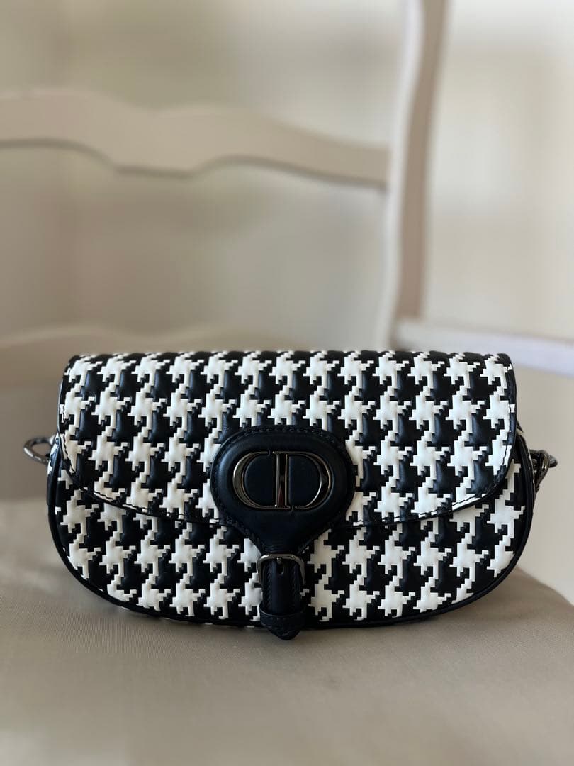 【Christian Dior】ディオールBobbyボビーEW 千鳥格子柄バッグ