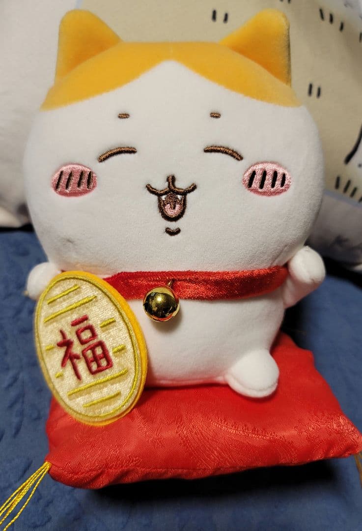 招福 ハチワレ ぬいぐるみ S