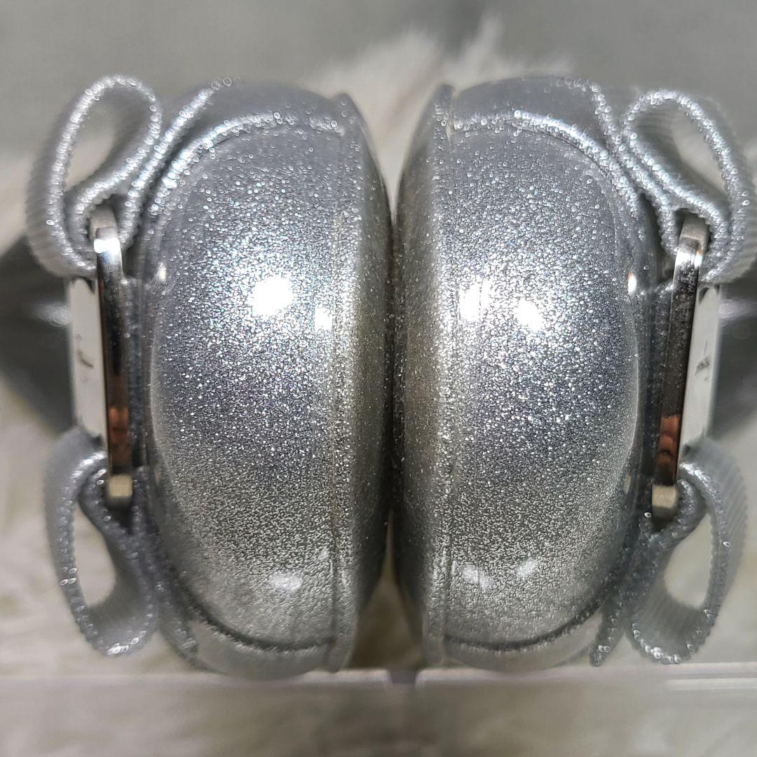 【Ferragamo】ヴァラ　ラバーフラットシューズ　レインパンプス