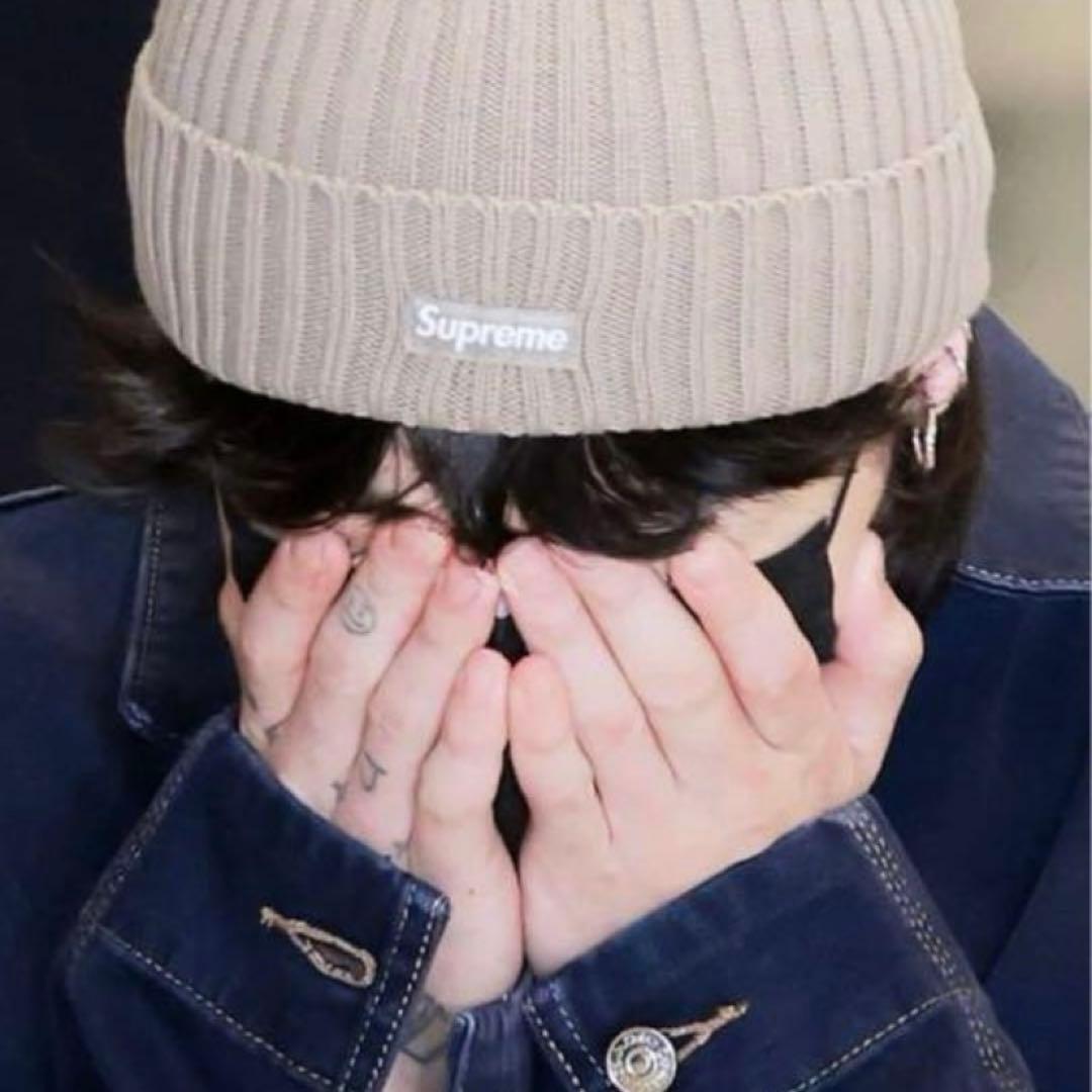 【新品】 Supreme 23SS Overdyed Beanie Taupe