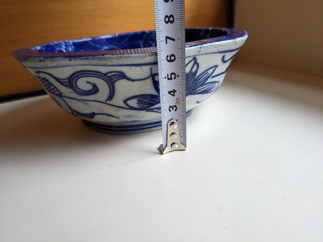 染付　ベロ藍　骨董　鉢　煮物等　お洒落