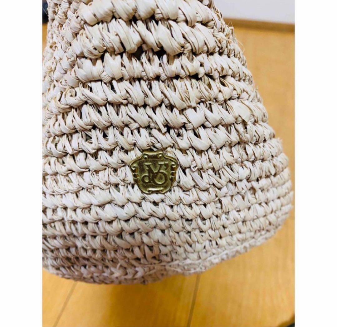 ☆お値下げ☆美品☆ BEAMS別注 ヴィオラドーロ 2wayラフィアトートバッグ