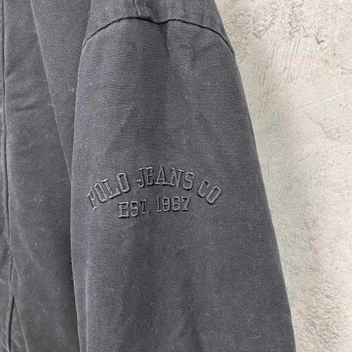 レアUS古着○ラルフローレン ポロジーンズ 中綿モッズコート メンズL