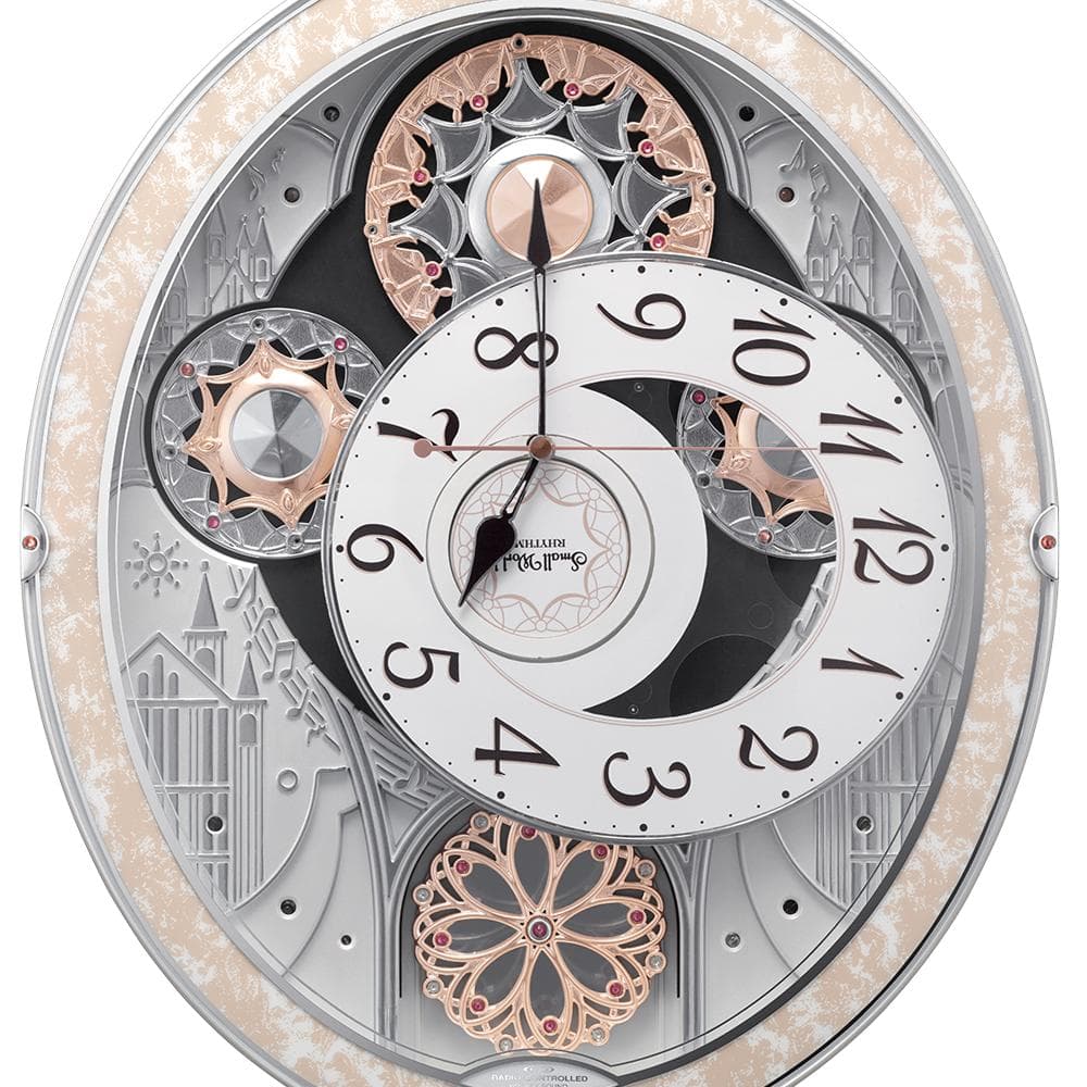 新品未使用 国内正規品 リズム電波掛時計 8MN407RH03