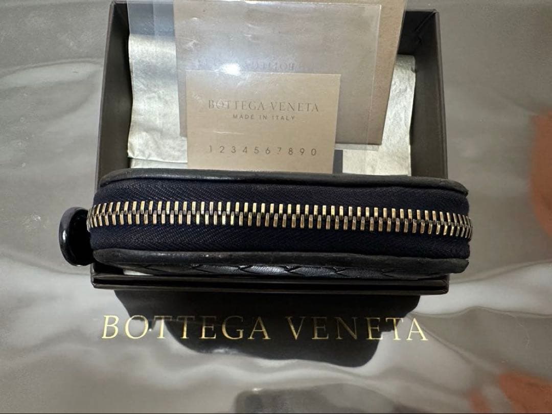 【美品】ボッテガヴェネタ イントレチャートケース/ラム/黒3️⃣✨✨
