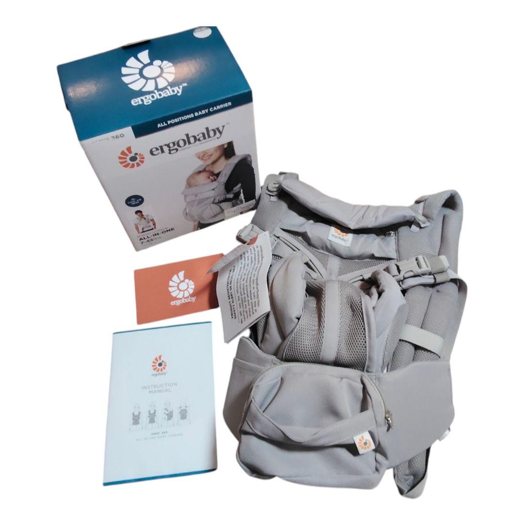 新品未使用◆エルゴ クールエアメッシュ Omni 360 抱っこ紐 パールグレー