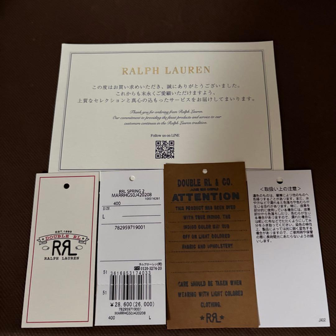 RRL ニュースボーイキャップ　ウォバッシュL