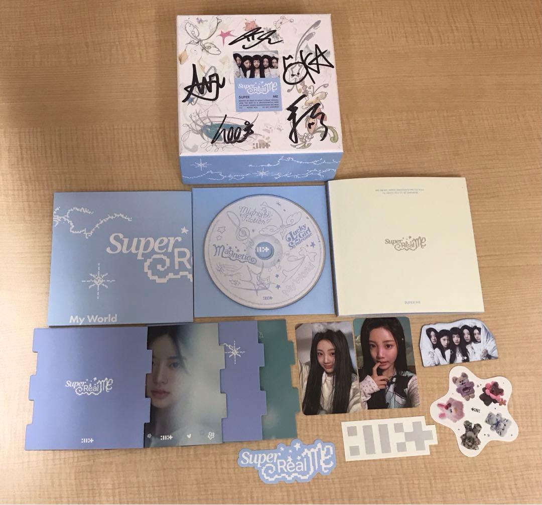 ❶ ILLIT Super Real Me サイン入り アルバム 2種
