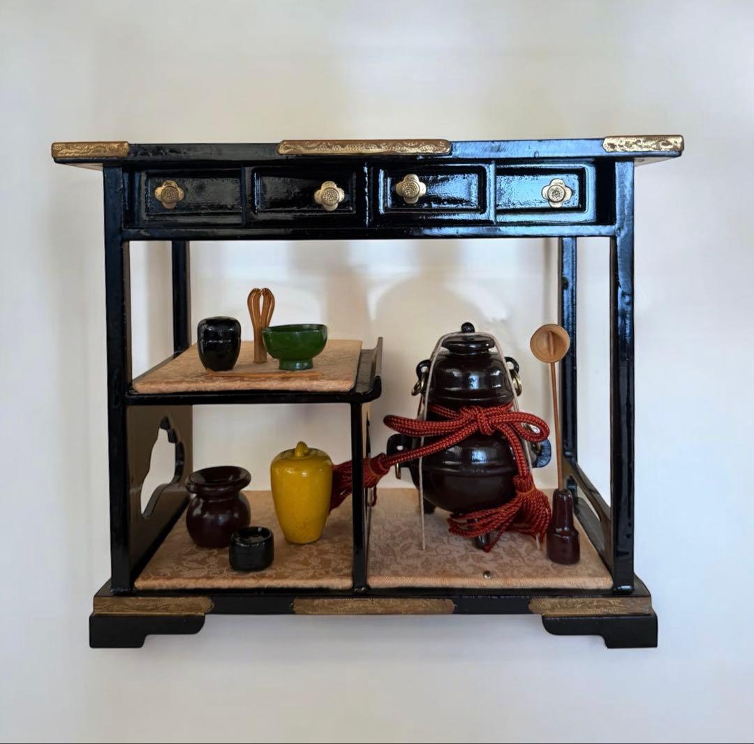 ヴィンテージ 雛人形 ひな道具 一式 伝統工芸