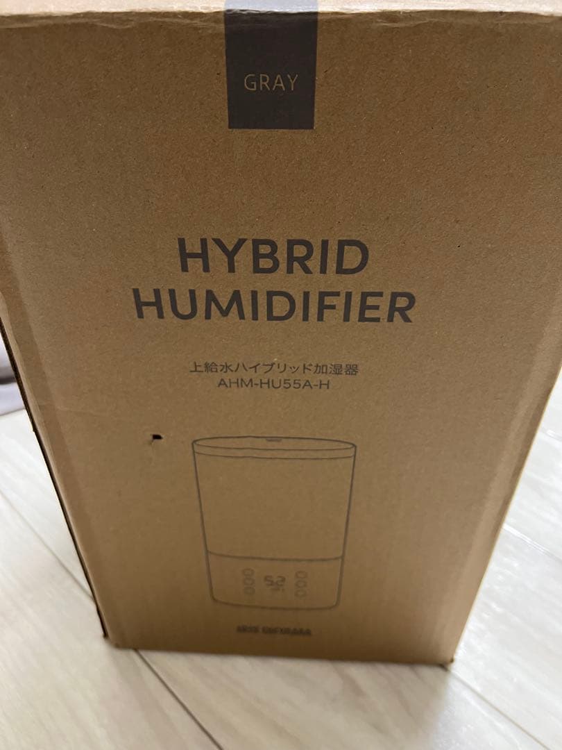 アイリスオーヤマ　加熱式　スチーム式　超音波式ハイブリッド　加湿器