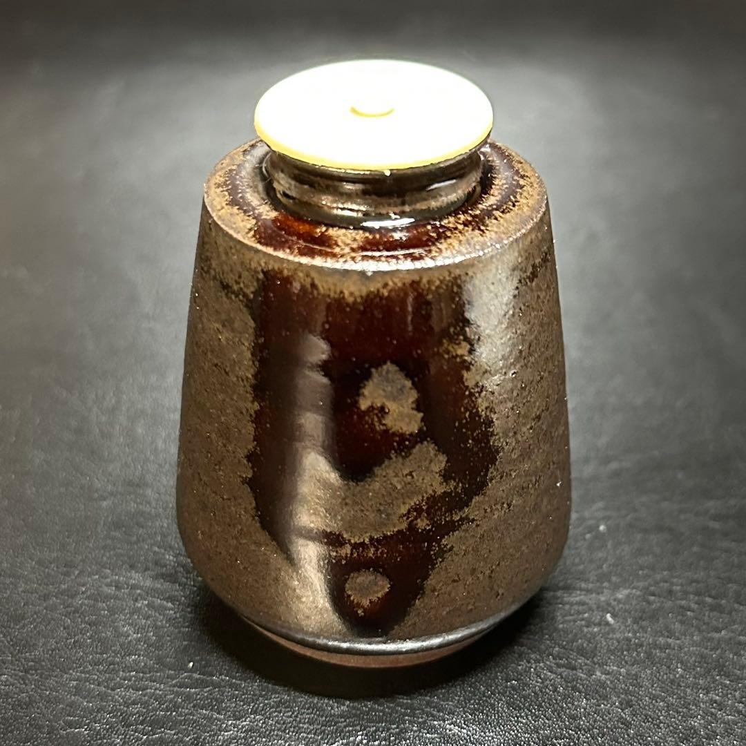 c*o様 ★茶道具！廣澤写 金華山 茶入！剣先純子『笹田 仁史』作！共箱/仕覆/