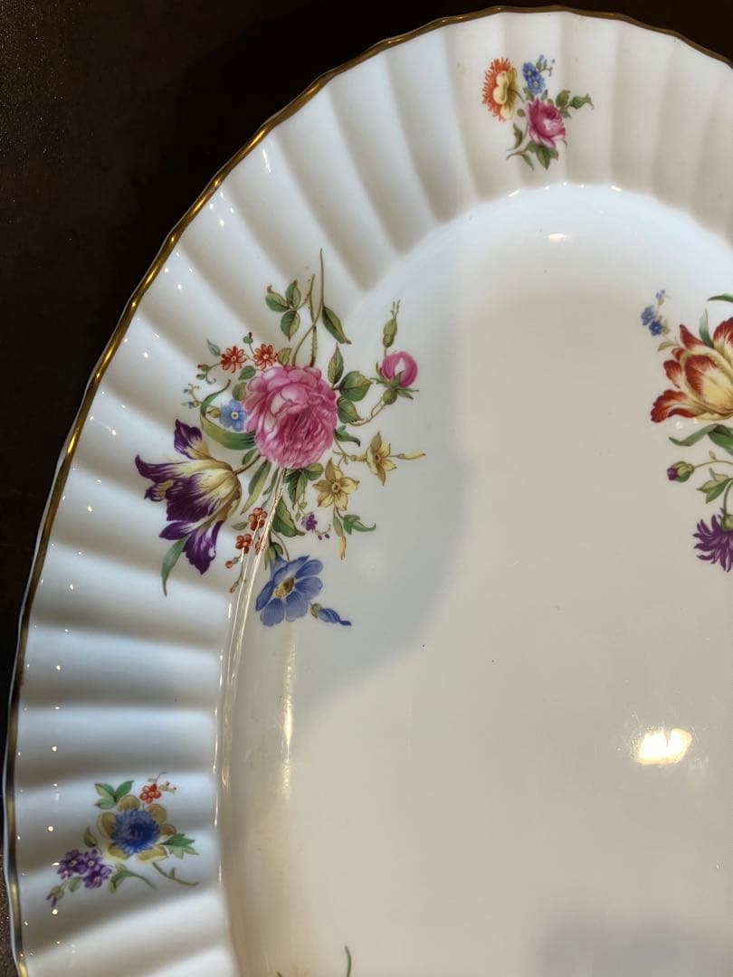 オーバル大皿　ロイヤルウスターディナープレート