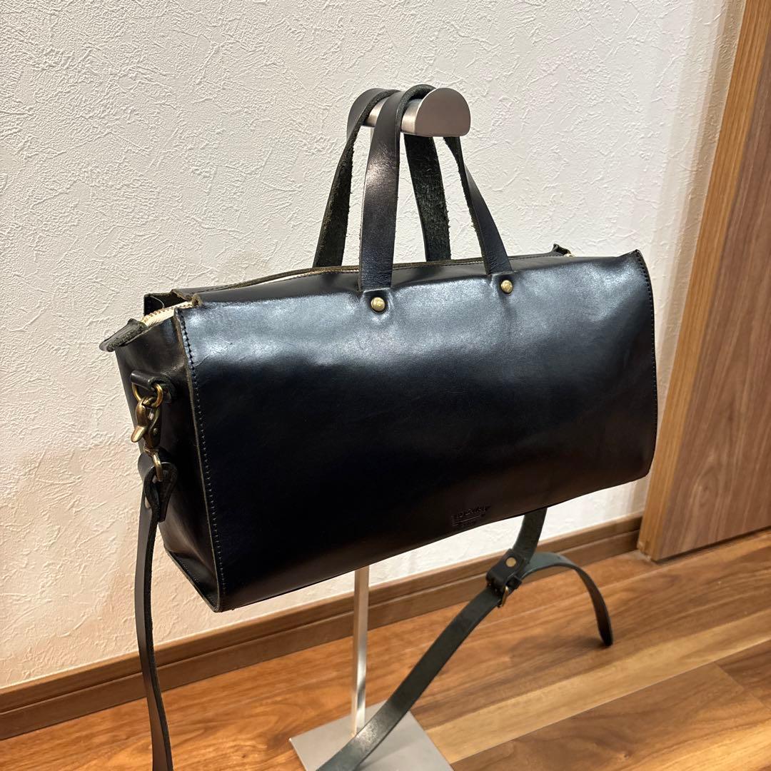 【美品】TIDEWAY LIGHT LEATHERシリーズ 2WAY ボストン