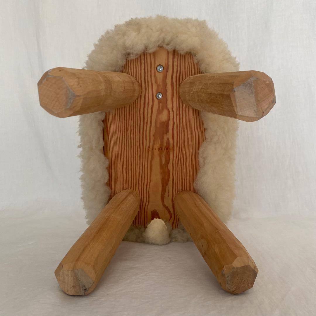 羊のスツール 子羊 オブジェ 置物