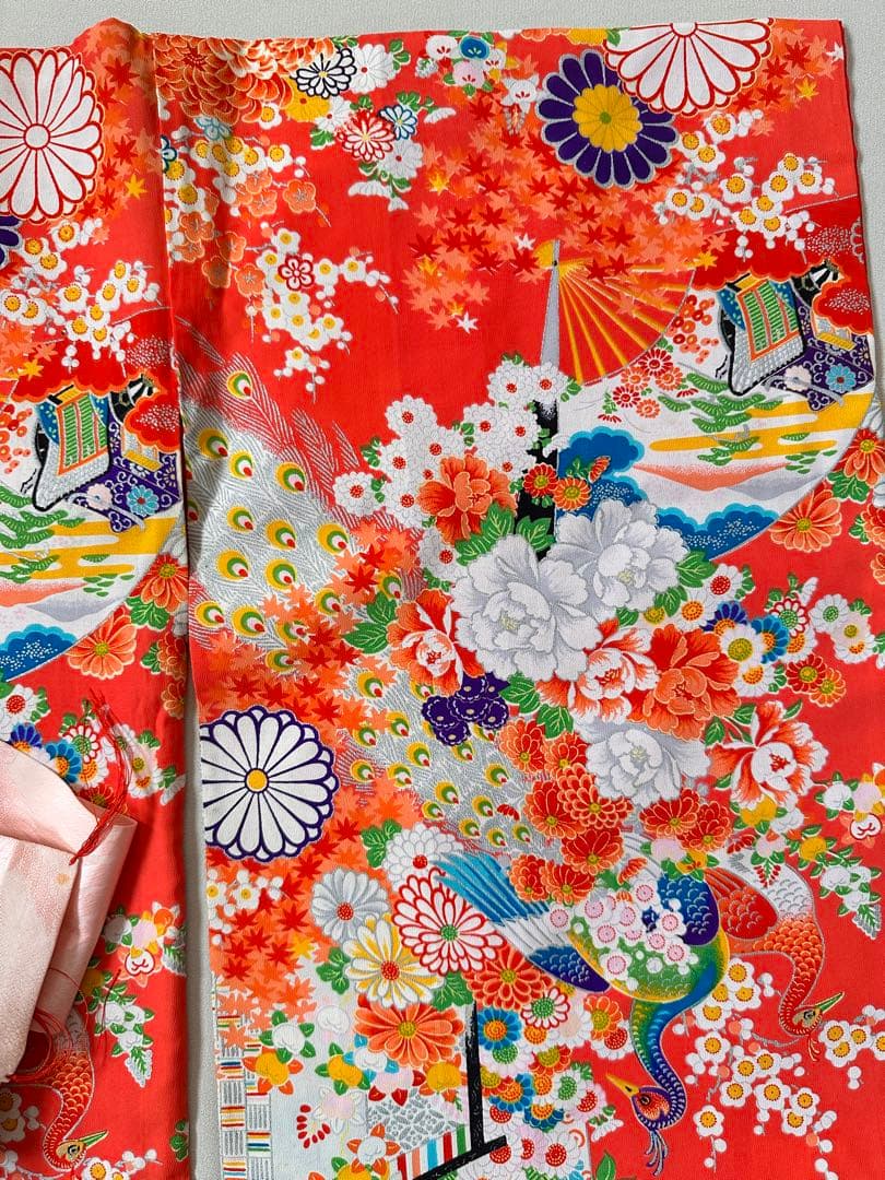 3歳　七五三　着物被布セット