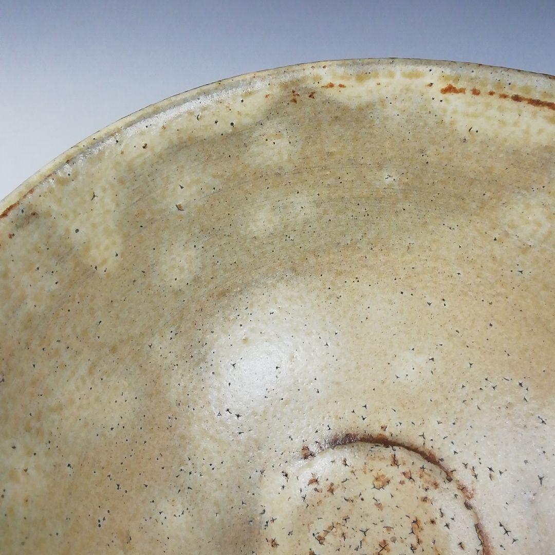 Ｗ２０７　茶碗　『黄伊羅保　茶碗』『深草窯　西川實 作』　共箱　抹茶碗　茶道具