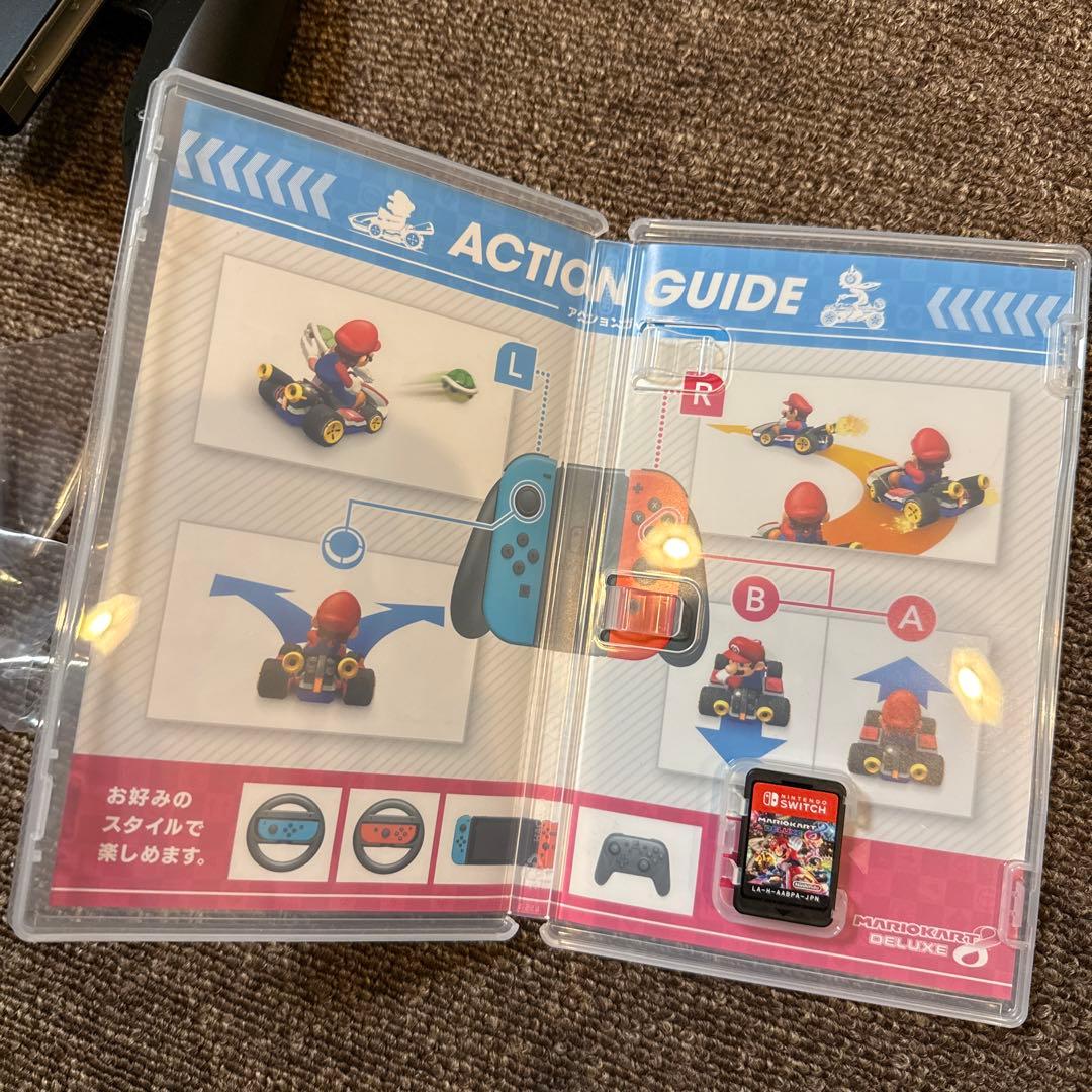 【セット】Nintendo Switch本体グレー + マリオカート8デラックス