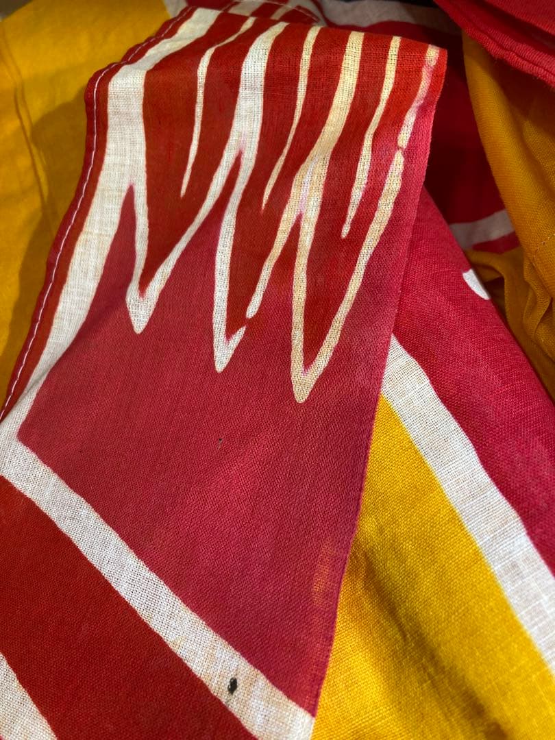 希少　太郎鯉 木綿 鯉のぼり 赤/黄 6m　新品未使用 昭和レトロ#1