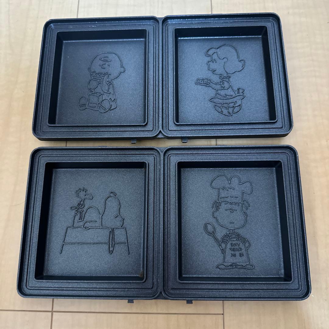 BRUNO グリルサンドメーカー ダブル　スヌーピー　プレートセット
