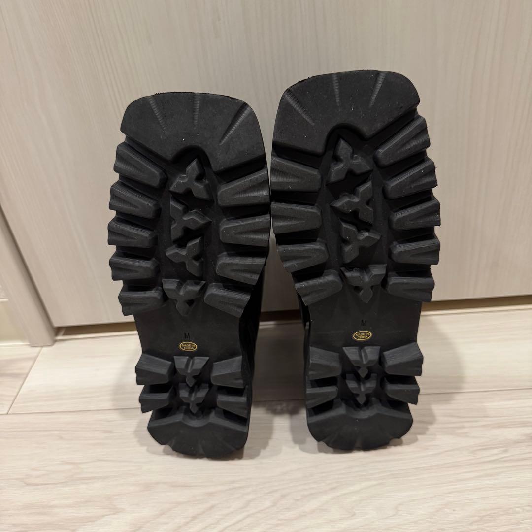 美品◎Darich エナメルプラットフォームローファー M