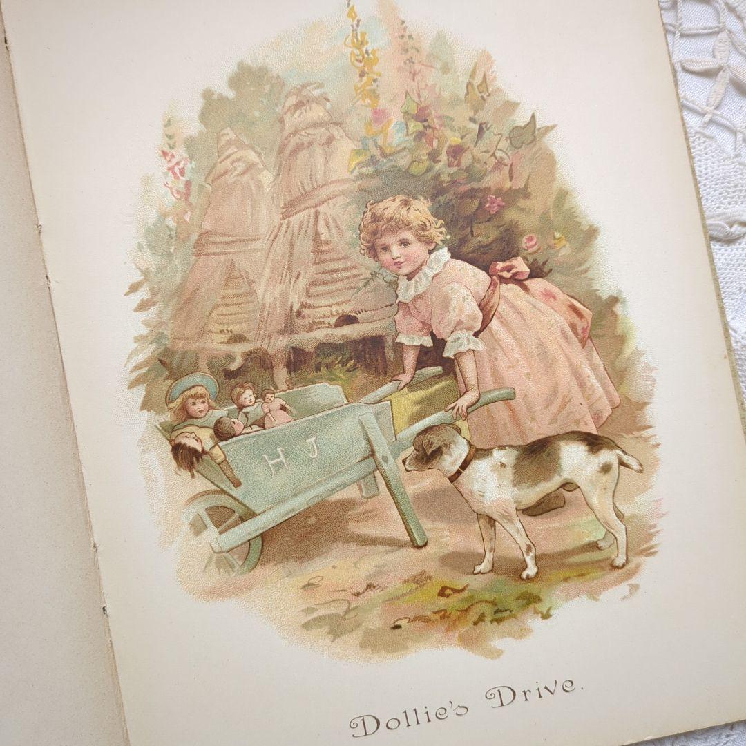 あき 超稀少1890アンティーク絵本 初版本 洋書古書 児童書