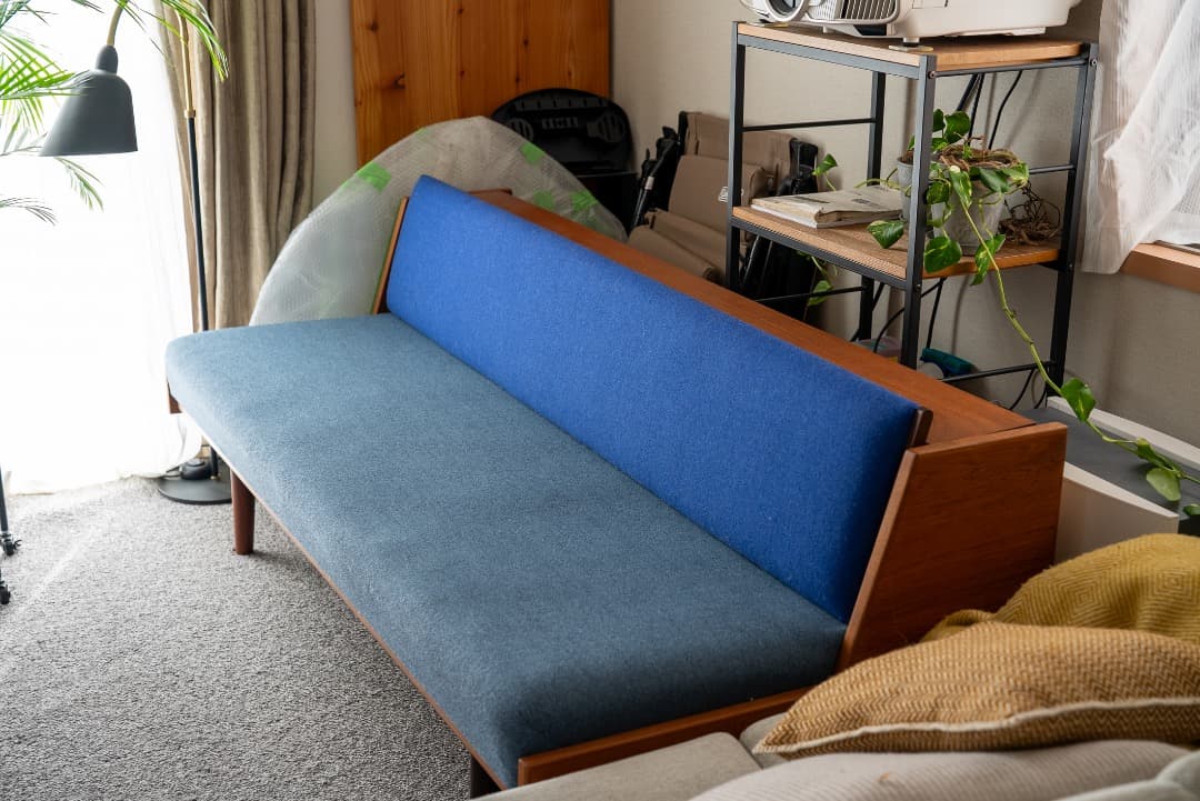 【超希少】Hans J Wegner GE258 デイベッド チーク 丸脚