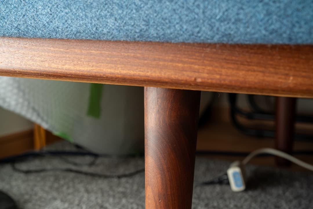 【超希少】Hans J Wegner GE258 デイベッド チーク 丸脚